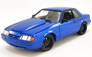 1990 Ford Mustang 5.0 LX - Supercharged Street Fighter - Metallic Blue (Diecast Car)