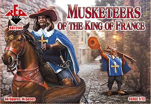 Musketeers of the King of France (44 Figures 14 Poses) (Plastic model)
