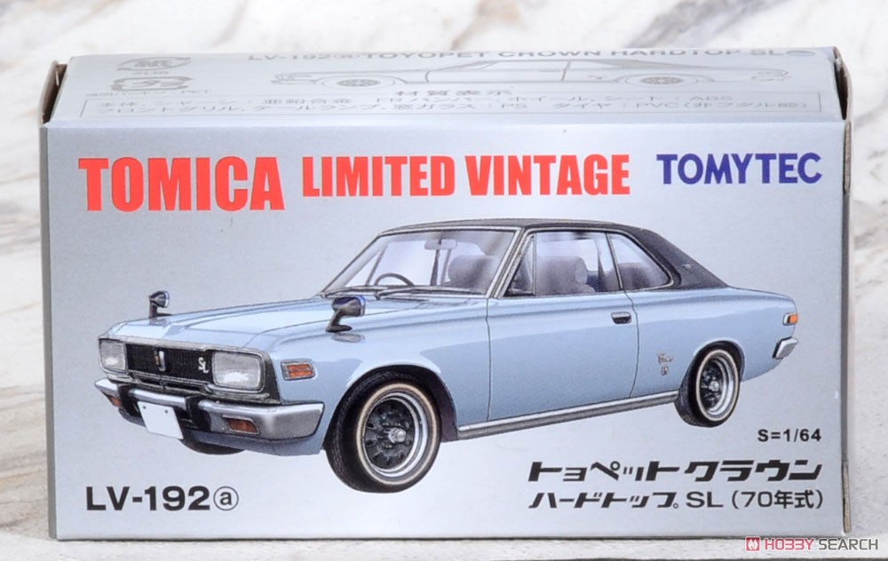 TLV-192a Crown Hardtop SL 1970 (Blue/Black) (Diecast Car) Package1