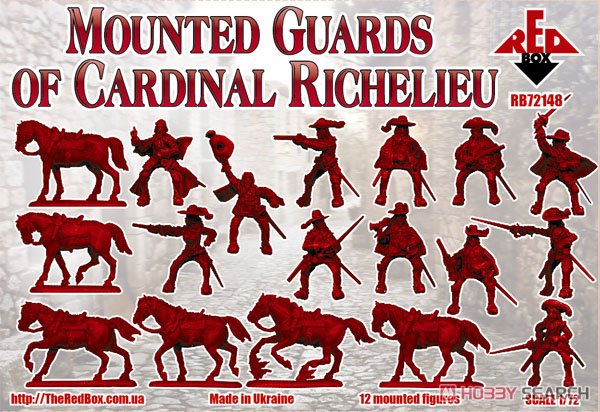 Mounted Guards of Cardinal Richelieu (12 Mounted Figures) (Plastic model) Other picture1