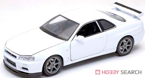 ニッサン スカイライン GT-R (R34) (ホワイト) (ミニカー) 商品画像1