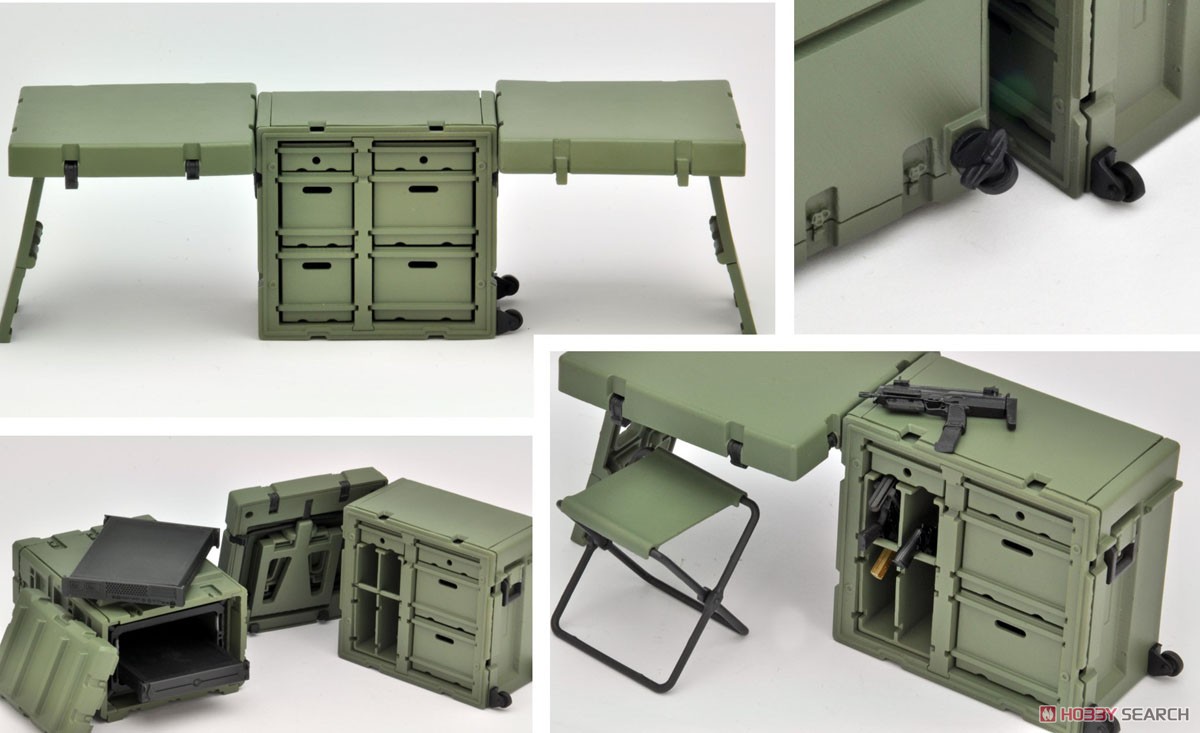 1/12 Little Armory (LD033) Field Desk A (Plastic model) Item picture4