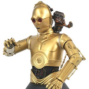 Star Wars Episode IX: The Rise of Skywalker/ C-3PO with Babu Frik 1/6 Bust (Completed)