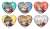 Tsukiuta. The Animation 2 Heart-shaped Glitter Acrylic Badge [Procellarum Ver. (Set of 6) (Anime Toy) Item picture1