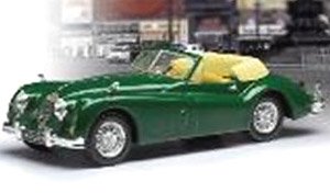 ジャガー XK 140 コンバーチブル 1956 グリーン (ミニカー)