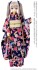 PNM Kimono Set -Sakurauta- (Navy) (Fashion Doll) その他の画像1 Thumbnail