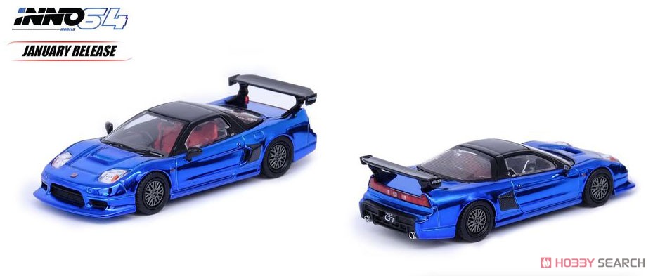 Honda NSX-R GT (NA2) ブルークローム (ミニカー) その他の画像1