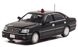Toyota Crown (JZS171) 2004 Aichi Prefectural Police Transportation Corps Vehicle (Unmarked Patrol Car, Black) (Diecast Car)