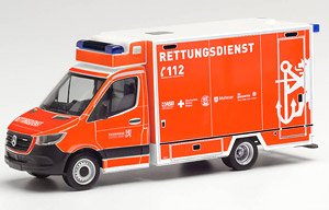 (HO) メルセデスベンツ スプリンター救急車 `デュッセルドルフ消防署` (鉄道模型)