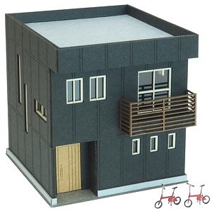 [Miniatuart] Good Old Diorama Series : House G (Unassembled Kit) (Model Train)