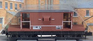 イギリス2軸貨車 車掌車 (緩急車・錆色) 【NR-28B】 ★外国形モデル (鉄道模型)