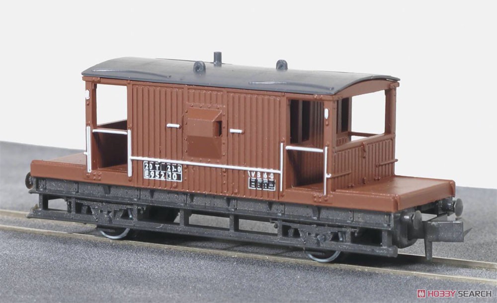 イギリス2軸貨車 車掌車 (緩急車・錆色) 【NR-28B】 ★外国形モデル (鉄道模型) 商品画像1
