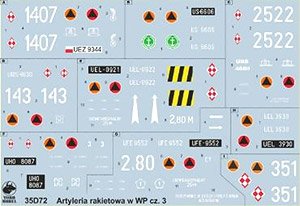 ポーランド軍 ロケット砲用デカール Vol.3