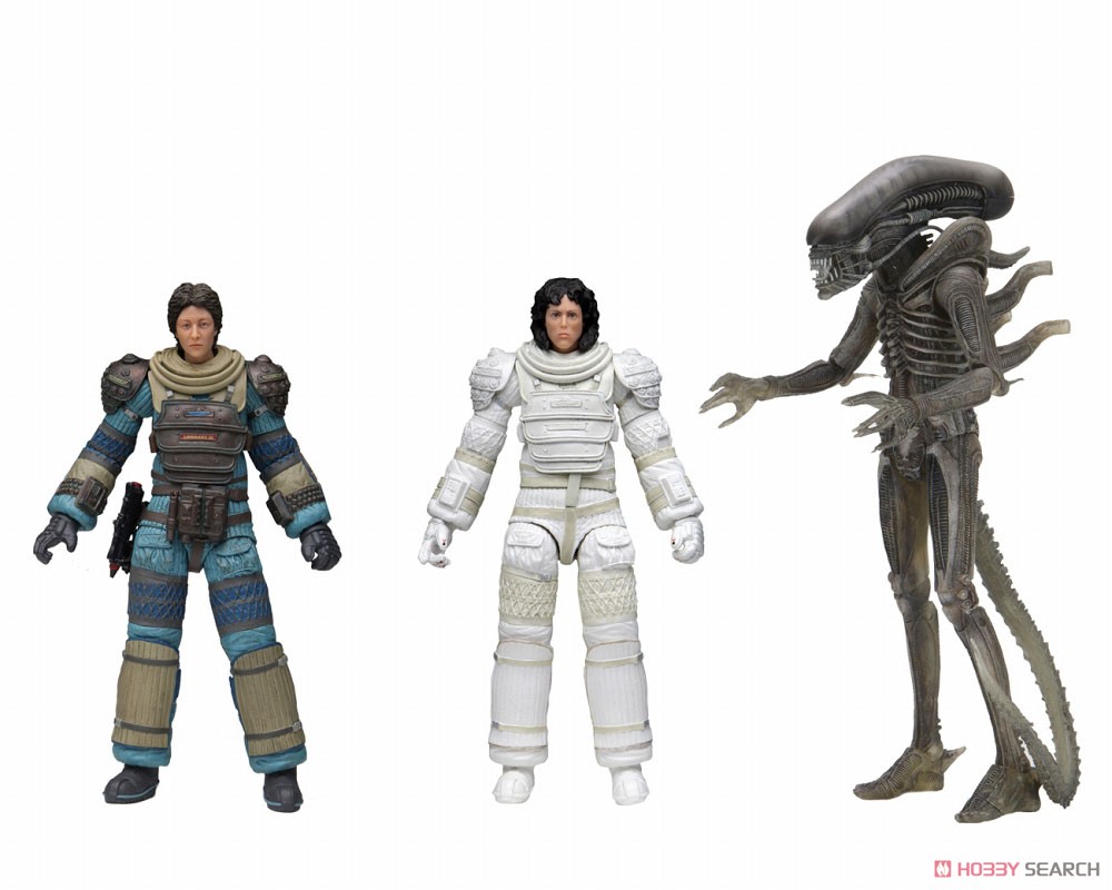Alien 40th Anniversary/ 7 inch Action Figure Series 4 (Set of 3) (Completed) Item picture1