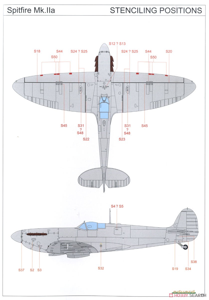 スピットファイア Mk.IIa プロフィパック (プラモデル) 塗装13