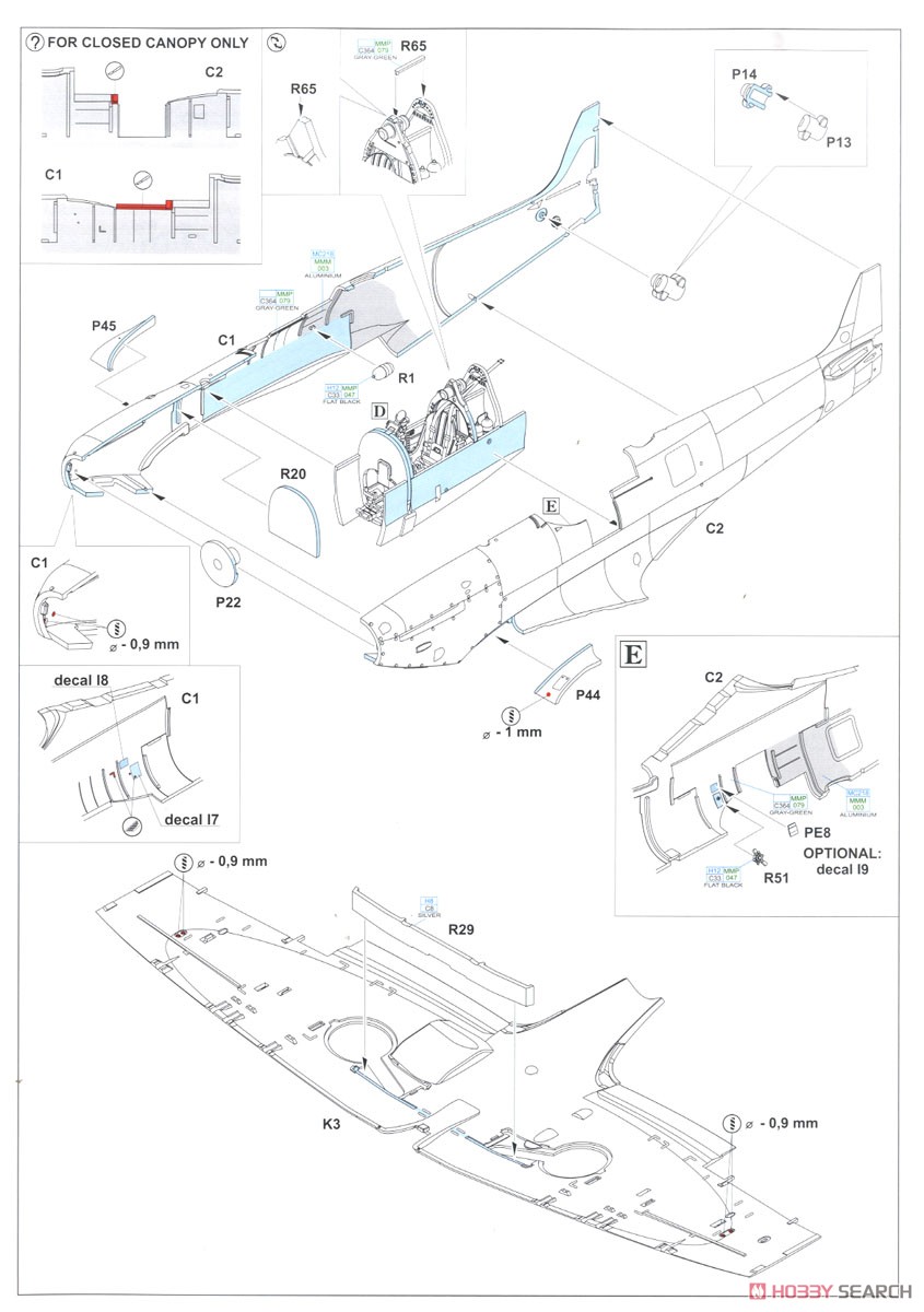 スピットファイア Mk.IIa プロフィパック (プラモデル) 設計図3