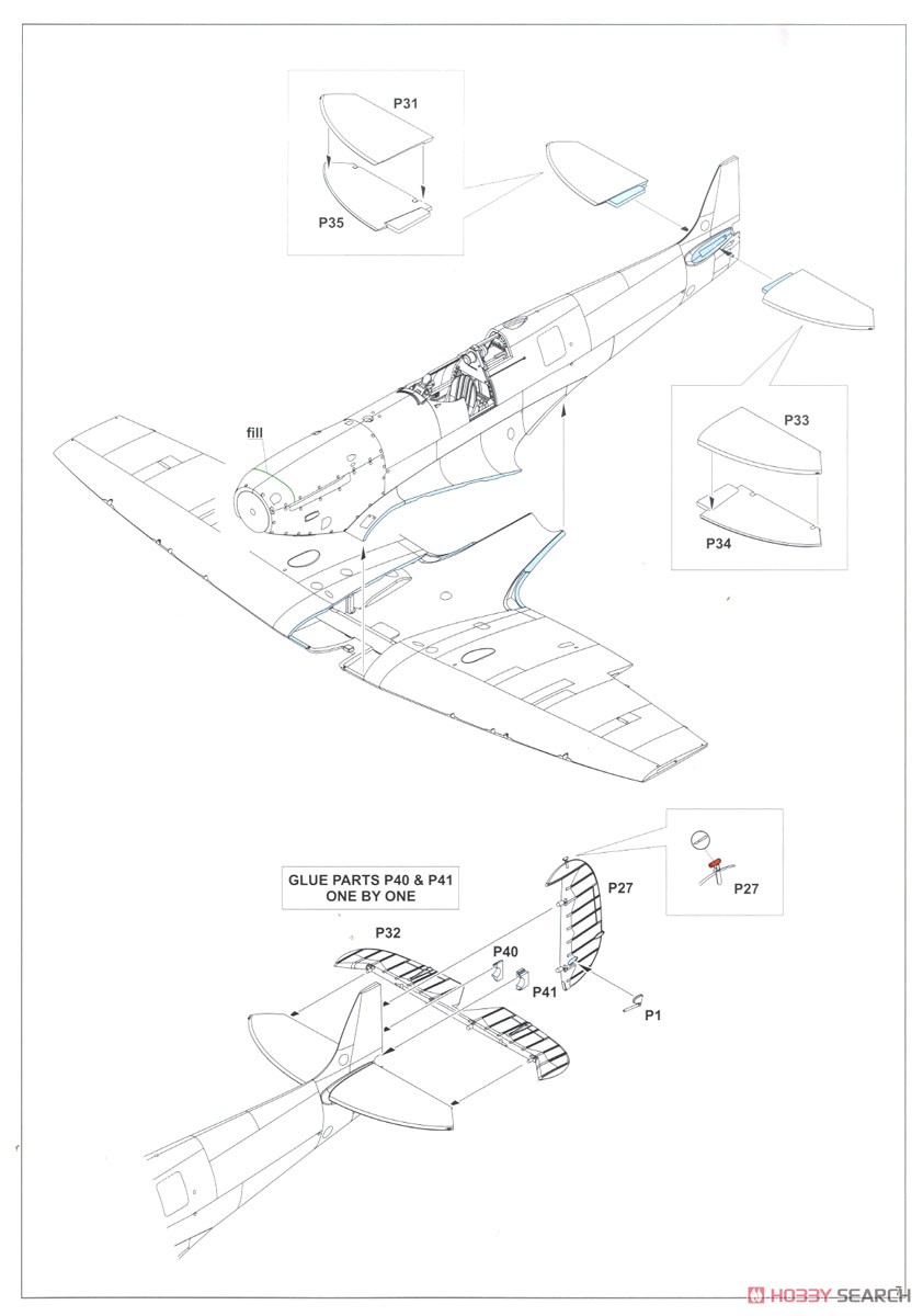 スピットファイア Mk.IIa プロフィパック (プラモデル) 設計図5