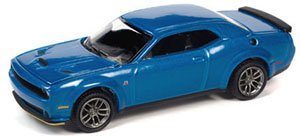 2019 Dodge Challenger R/T Scat Pack Blue Metallic (Diecast Car)
