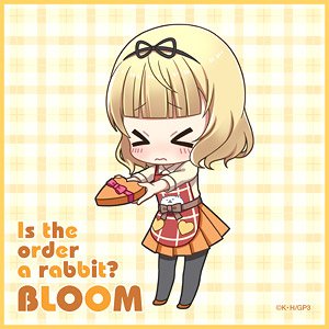 [Is the Order a Rabbit? Bloom] Towel Handkerchief with Tippy Syaro (Valentine) (Anime Toy)