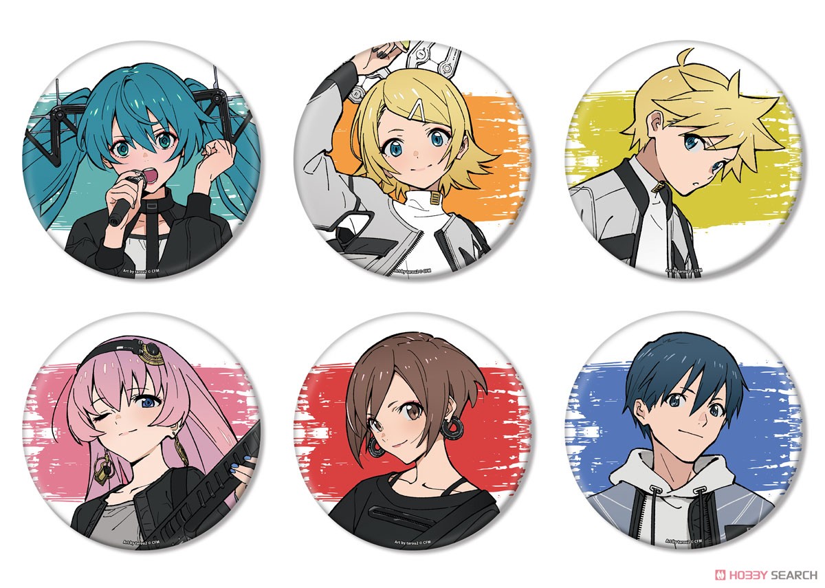 Piapro Characters [Especially Illustrated] Kagamine Rin Band Ver. Art by Tarou 2 Big Can Badge (Anime Toy) Other picture1