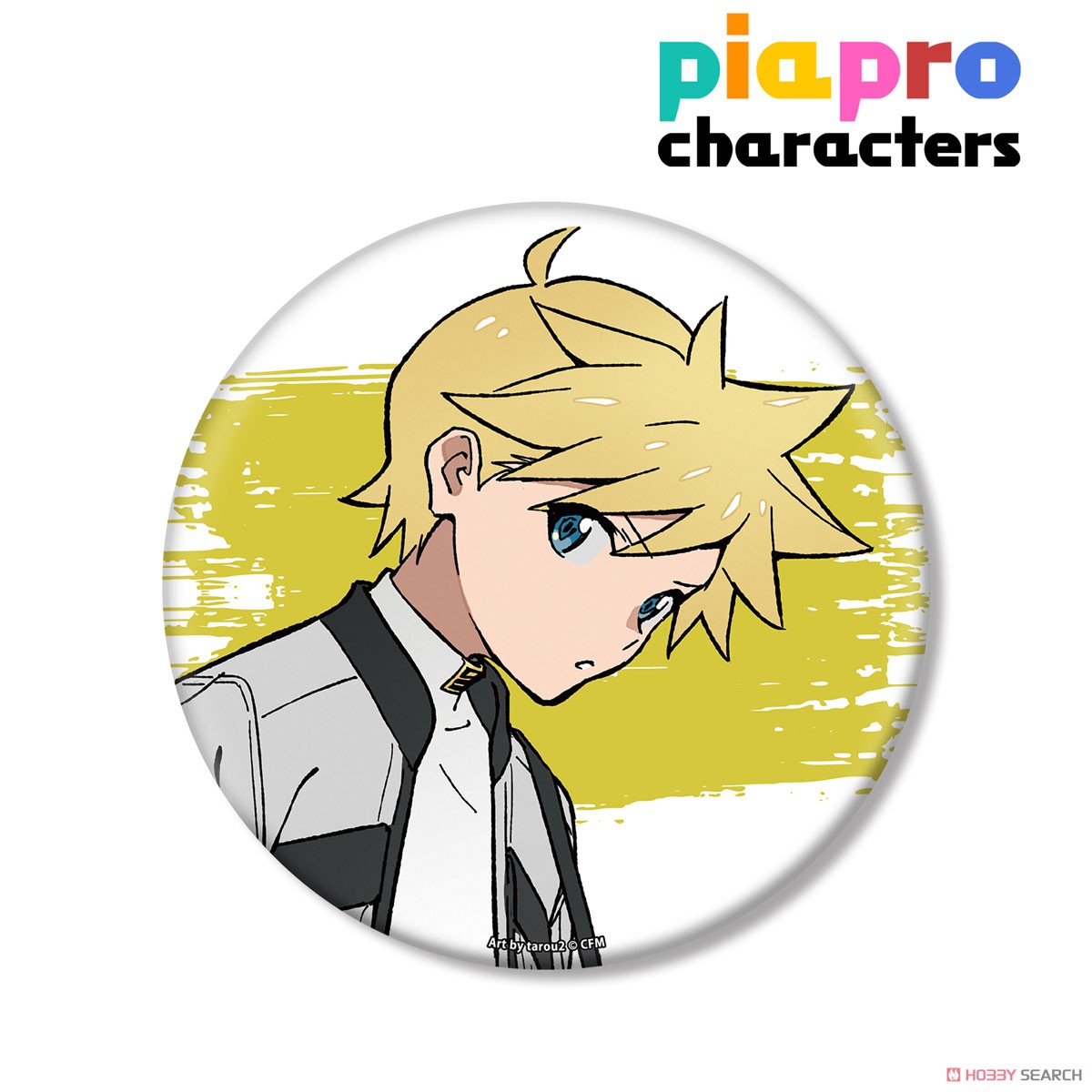 Piapro Characters [Especially Illustrated] Kagamine Len Band Ver. Art by Tarou 2 Big Can Badge (Anime Toy) Item picture1