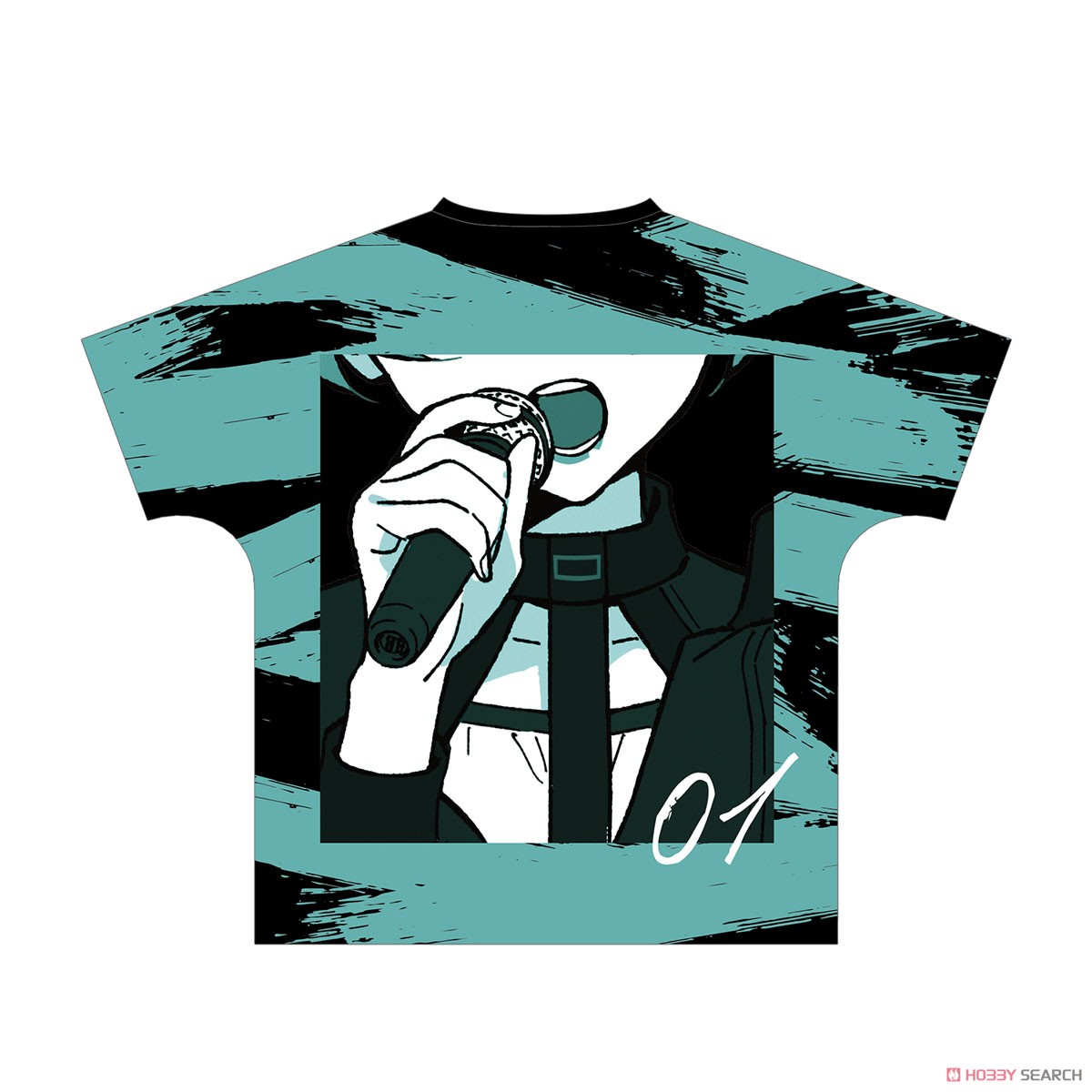 Piapro Characters [Especially Illustrated] Hatsune Miku Band Ver. Art by Tarou 2 Full Graphic T-Shirt Unisex M (Anime Toy) Item picture2