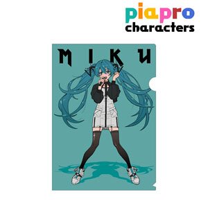 Piapro Characters [Especially Illustrated] Hatsune Miku Band Ver. Art by Tarou 2 Clear File (Anime Toy)