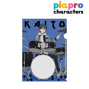 Piapro Characters [Especially Illustrated] Kaito Band Ver. Art by Tarou 2 Clear File (Anime Toy)