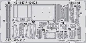 F-104DJ エッチングパーツ (キネティック用) (プラモデル)