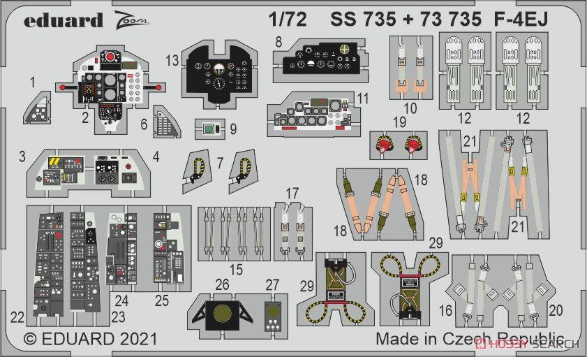 F-4EJ エッチングパーツ (ファインモールド用) (プラモデル) その他の画像1