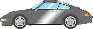 Porsche 911 (993) Carrera 4 1995 Gun Metallic (Diecast Car)