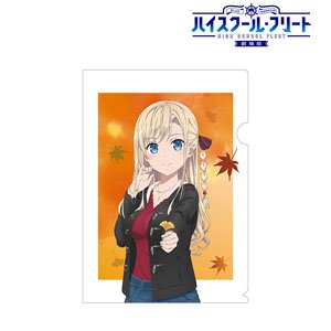 劇場版 ハイスクール・フリート 描き下ろしイラスト ヴィルヘルミーナ 紅葉狩りver. クリアファイル (キャラクターグッズ)