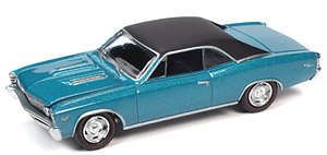 1967 シェビー シェベル SS ターコイズ (ミニカー)