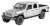 2021 Jeep Gladiator Overland (Hard Top) (Silver) (ミニカー) 商品画像1
