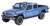 2021 Jeep Gladiator Overland (Open Top) (Blue) (Diecast Car) Item picture1