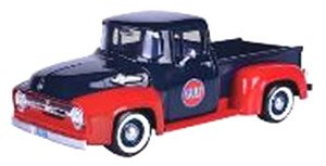 1956 Ford F-100 Pickup Gulf Model (Navy/Red) (ミニカー)