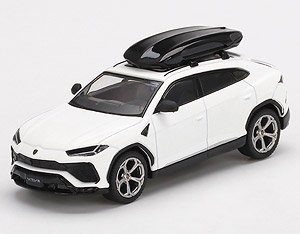 Lamborghini Urus Bianco Monocerus Matt (White) w/Roof Box (LHD) (Diecast Car)