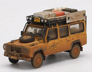 ランドローバー ディフェンダー 1989 キャメルトロフィー 優勝車 UK ウェザリング塗装 (右ハンドル) (ミニカー)