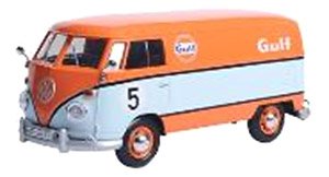 Volkswagen Type2(T1) Delivery Van Gulf Model (Orange/Light Blue) (Diecast Car)