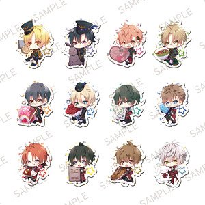 [Tsukiuta. The Animation 2] Clear Clip Badge (Set of 12) (Anime Toy)