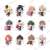 [Tsukiuta. The Animation 2] Clear Clip Badge (Set of 12) (Anime Toy) Item picture1