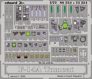F-14A エッチングパーツ (ハセガワ用) (プラモデル)