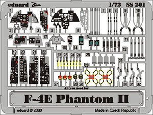 F-4E エッチングパーツ (ハセガワ用) (プラモデル)