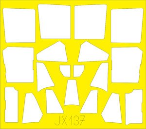 Masking Sheet for J2M3 Raiden (for Hasegawa) (Plastic model)