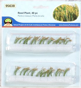 95638 (HO) Reed Plant (40 Pieces) Model Train)
