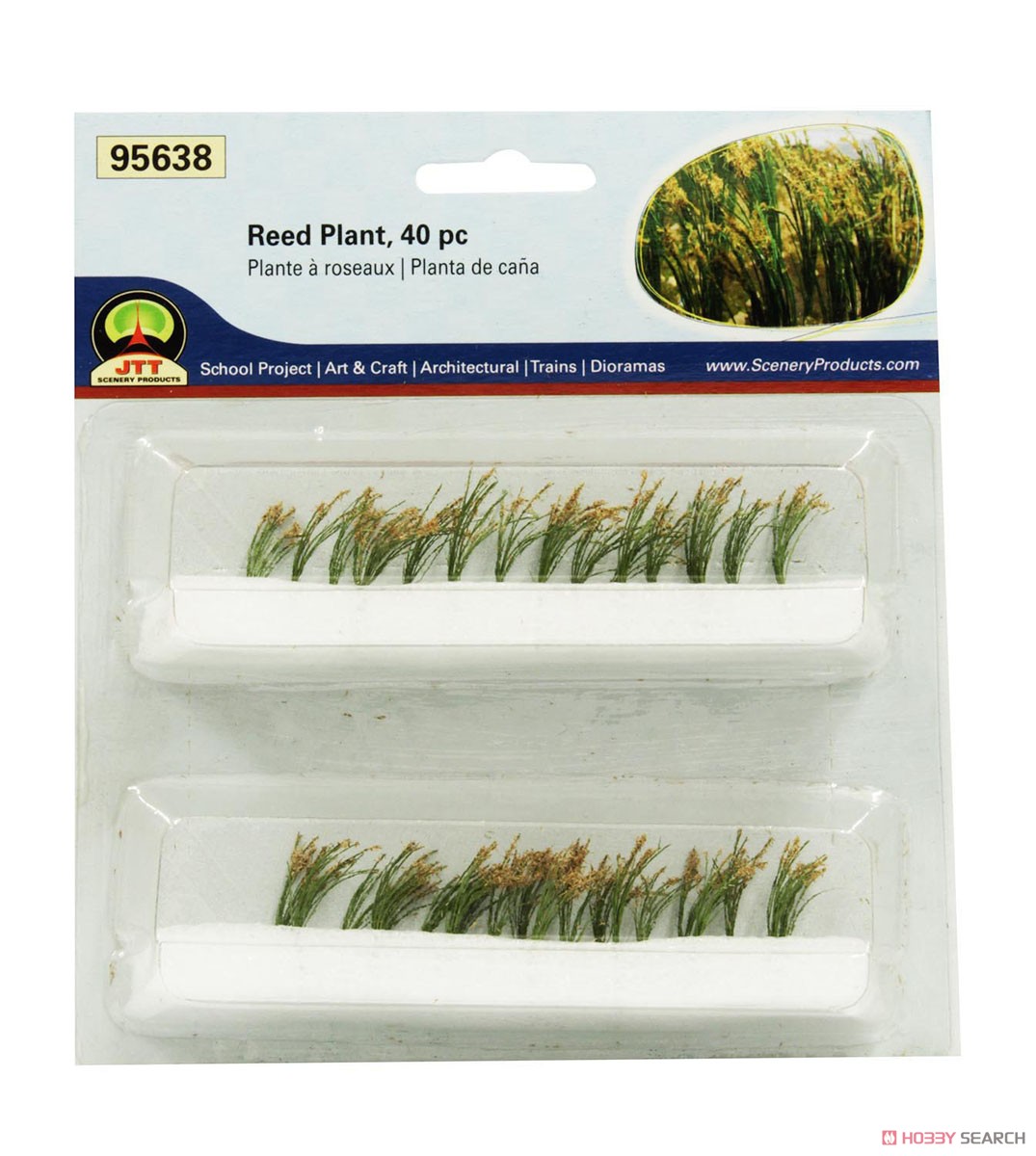 95638 (HO) Reed Plant (40 Pieces) Model Train) Item picture1