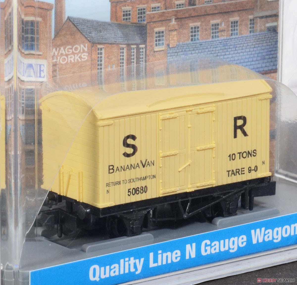 イギリス2軸貨車 バナナ貨車 (SR・クリーム) 【NR-42S】 ★外国形モデル (鉄道模型) 商品画像3