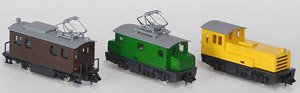 Small Locomotive Kit Three Types Set (3-Car Unassembled Kit) (Model Train)