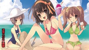 The Melancholy of Haruhi Suzumiya Rubber Play Mat Swimwear Collection C (Card Supplies)