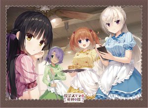 TCG Universal Play Mat Cafe Stella to Shinigami no Chou [Waitress Assembly] (Card Supplies)